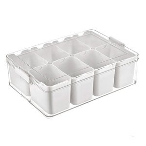 Magideal - Tarro De Especias, Recipiente Para Especias, Recipiente Para Especias, Fácil De Limpiar, Organizador De Cocina, Botella De Especias Para El Hogar Para Blanco