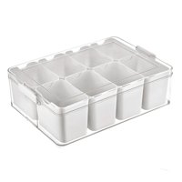 Magideal - Tarro De Especias, Recipiente Para Especias, Recipiente Para Especias, Fácil De Limpiar, Organizador De Cocina, Botella De Especias Para El Hogar Para Blanco