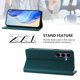 thumbnail image 3 of Funda Billetera con Soporte para Samsung Galaxy S24 Plus Bloqueo RFID Plegable Verde oscuro, 3 of 6