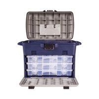 Magideal - Equipo De Pesca Caja De Aparejos Caja De Pesca Extraíble Fácil De Llevar Estuche Organizador A Prueba De Agua Capa Múltiple Para Anzuelos De Pesca De