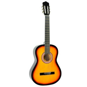 Guitarra Clasica 38 Pulgadas Cutaway Red Epic Con Funda