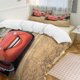 thumbnail image 1 of Cars Piston Cup Circuit Blue, Red, Lightning McQueen And Mater 3 Piece Toddler Thickening Bed Set - Comforter, 1 of 5