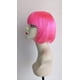 thumbnail image 5 of Peluca Sintética Melena Corta Fucsia Ideal Para Disfraz, 5 of 5