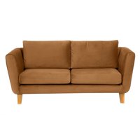 Barra Design - Sofá Thomas 170 Felpa Canela