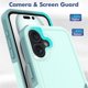thumbnail image 2 of Funda Defender for iPhone 16 Plus 6.7", de Doble Capa PC+TPU Resistente a Golpes, Cubierta Protectora de Cuerpo Completo, Verde Claro, for iPhone 16 Plus, 2 of 5