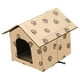 thumbnail image 4 of Casa Para Gatos Al Aire Libre, Caseta Para Perros Pequeña, Cueva Para Perros, Cachorros, Gatitos, Cama, Casa Para Mascotas, Color Amarillo S, 4 of 5