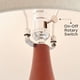 thumbnail image 5 of Lámpara de Mesa 360 Lighting Brice Estilo Mid Century 58 cm Marfil, 5 of 9