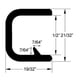 thumbnail image 3 of Moldura de vinilo flexible TACO Metals blanca de 1,3 cm, 3 of 3