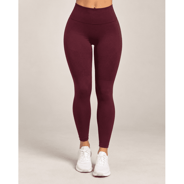 Calza Larga Deportiva Mujer Faja Alta Compresión Muslos Push Up