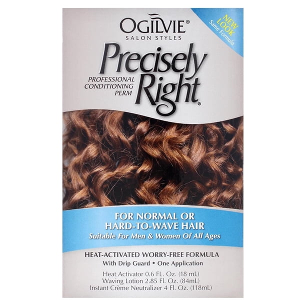 Permanente Acondicionadora Profesional Precisa para Cabello Normal de Ogilvie Salon Styles para Mujeres - 1 Aplicación de Tratamiento