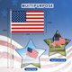 thumbnail image 3 of Banderas americanas FLAGMESAGE 30x46 cm (paquete de 50), 3 of 7