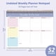 thumbnail image 3 of Planificador semanal ROZZBY 52 hojas sin fechas (tamaño carta), 3 of 8