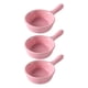 thumbnail image 3 of Plato De Salsa Contenedor De Condimento Portátil De Cerámica Para Condimento Picnic Pequeño Rosa, 3 of 5