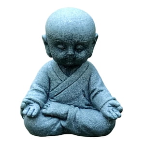 Magideal - Estatua De Buda En Miniatura, Colecciones De De Monje Pequeño, Escultura, Micro Paisaje Para Escritorio, Dormitorio, Decoración De Oficina, , No Se Mueve