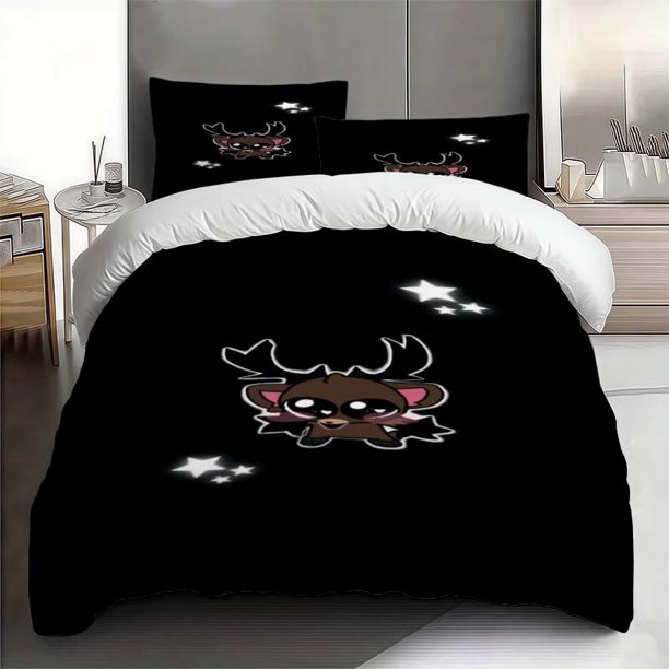 99 Nights Forest Dream Deer Pattern Three-Piece Set Soft And Comfortable Bedding Set