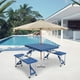 thumbnail image 2 of Mesa de Camping con Asientos Azul, 2 of 6