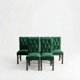 thumbnail image 1 of Pack 6 Sillas De Comedor Verde Felpa Capitone, 1 of 1