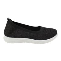Zapatilla New Walk Slip On Confort Negra