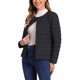 thumbnail image 4 of INSPIRE CHIC Chaqueta Acolchada para Mujer Ligera con Botones Abajo, Abrigo de Manga Larga Empacable, Talla L, Negro, 4 of 6