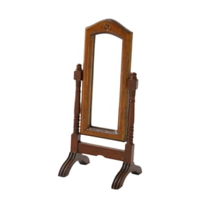 Bothyi - Dollhouse A Vestir Espejo 1:12 Muebles En Miniatura Para Decoración De La Casa De Muñecas Color Nogal