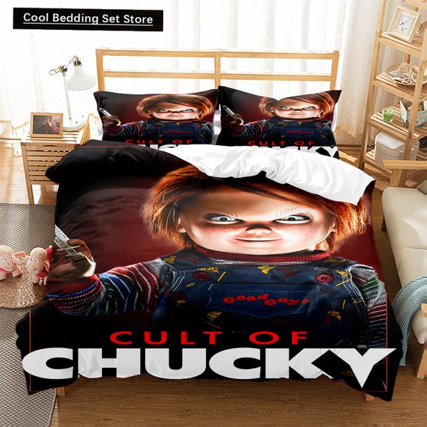 Horrible Movie Child's Play Duvet Cover Set America Bedspread Full Size Soft Polyester Bedding Set Adult Teens Bed Sheets