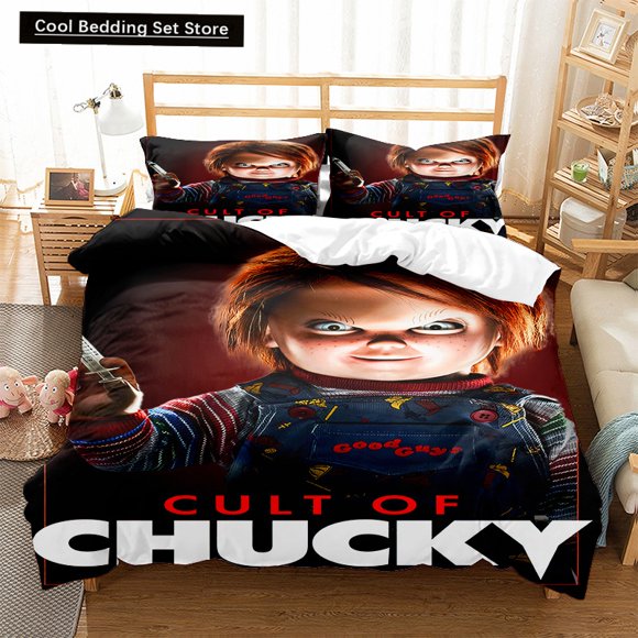 Horrible Movie Child's Play Duvet Cover Set America Bedspread Full Size Soft Polyester Bedding Set Adult Teens Bed Sheets