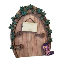 Magideal - Accesorios Decorativos Para Puerta De Hadas Diy, Escultura, Decoración Artística, Gnomo De Jardín De Hadas, Puerta De Ventana Para Porche De Pascua, P Estilo C