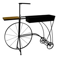 Genérico - Porta Macetas Diseño Bicicleta Adorno Jardineria Soporte Jhn