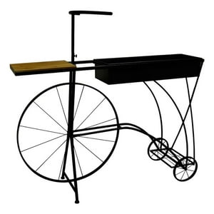 Genérico - Porta Macetas Diseño Bicicleta Adorno Jardineria Soporte Jhn