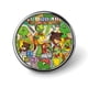 thumbnail image 1 of Franklin-Theme Round Button Badge: Premium Metal Construction, Ideal for High-End Events 2.8 cm, 1 of 6