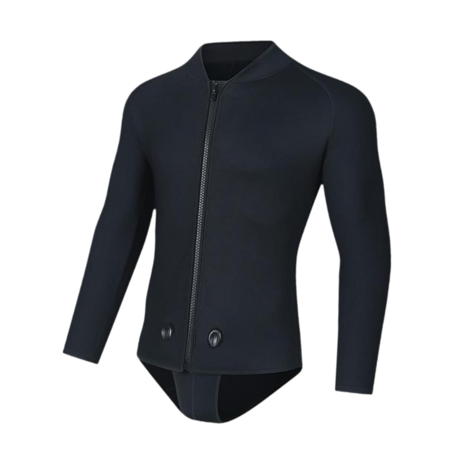 Ioensy - Traje De Neopreno Para Hombre, Chaqueta De Traje De Buceo Superior Para Deportes Acuáticos, Kayak, Apnea Xl