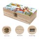 thumbnail image 3 of Caja Organizadora De Madera Rústica Chip Y Dale, 3 of 6