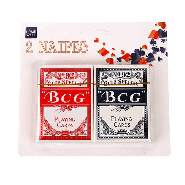 Set 2 Barajas Naipe Inglés Cartas