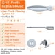 thumbnail image 3 of Cepillo de limpieza Yilador One-Touch Grill Kit de 57 cm, color plateado, 3 of 6