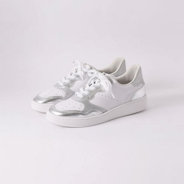 Zapatilla Urbana Mujer Blanco/Plata Beta Piccadilly