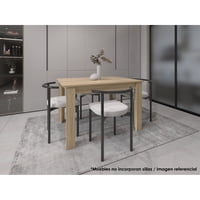 Tuhome - Mesa De Comedor Portofino 4 Puestos Rovere