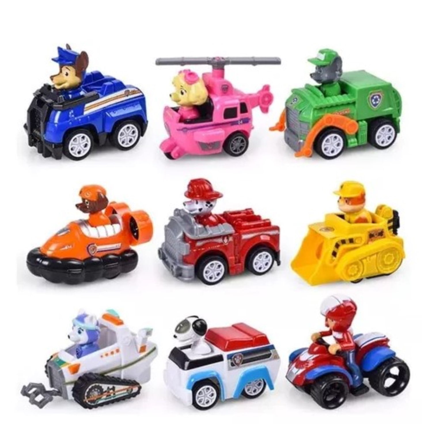 paw patrol spielzeug autos Pack 9 Autos Paw Patrol A Fricción | Lider