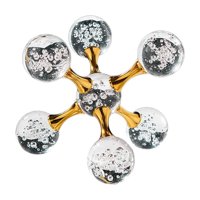 Magideal - Figura De Bola De Burbujas De Jabón, Decoración De Mesa, Escultura Decorativa Creativa Única, Estatua Moderna Para Oficina, Estantería, Decoración Del L