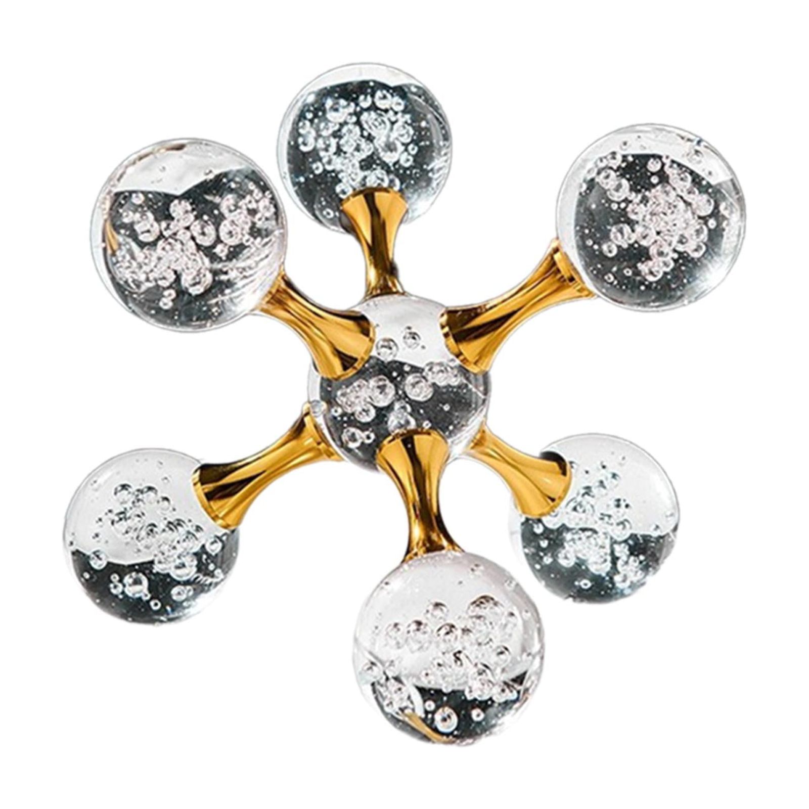 Magideal - Figura De Bola De Burbujas De Jabón, Decoración De Mesa, Escultura Decorativa Creativa Única, Estatua Moderna Para Oficina, Estantería, Decoración Del L