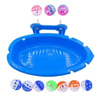 Ioensy - Caja De Baño Portátil Para Bañera De Pájaros Para Tortolitos, Pájaros Pequeños, Periquitos