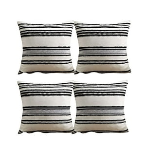 Parati - Juego De 4 Fundas De Cojines Diseño Chenille Lineas Mandala A2