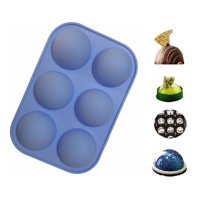 Genérico - Molde De Silicona Media Esfera Molde Silicona Media Esfera