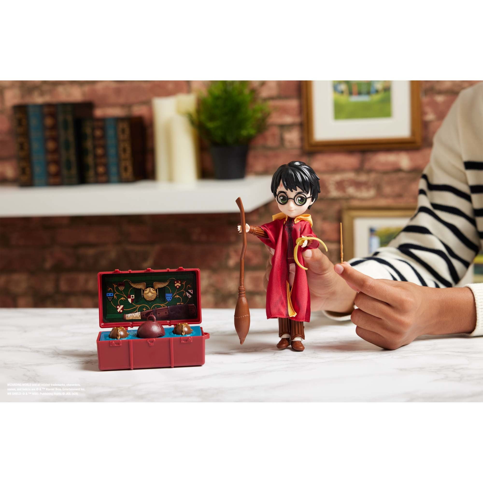 Figura Harry Potter Articulada 20 Cm Equipo De Quidditch