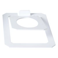 Bothyi - Soporte De Altavoz De Escritorio Elevador Externo Inclinado Para Equipos Informáticos De Estantería Blanco