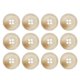 thumbnail image 1 of Uxcell 12 piezas de botones de costura de resina, 25mm 1 pulgada 4 agujeros botones redondos para abrigo, traje de hombre, ropa de vestir, caqui, 1 of 7