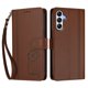 thumbnail image 3 of Funda Cartera Trébol para Samsung Galaxy A35 5G con Ranuras Tarjetas y Carga Inalámbrica Marrón, 3 of 6