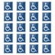 thumbnail image 2 of 20x Letreros Para Sillas De Ruedas Para Discapacitados Pegatinas Con Símbolos De Sillas De Ruedas Para La Ventana Del Hogar Y El Automóvil, 2 of 5
