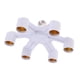 thumbnail image 1 of Lámpara LED Bombillas Socket Splitter Soporte Del Adaptador E27 A 6 En 1 E27, 1 of 5