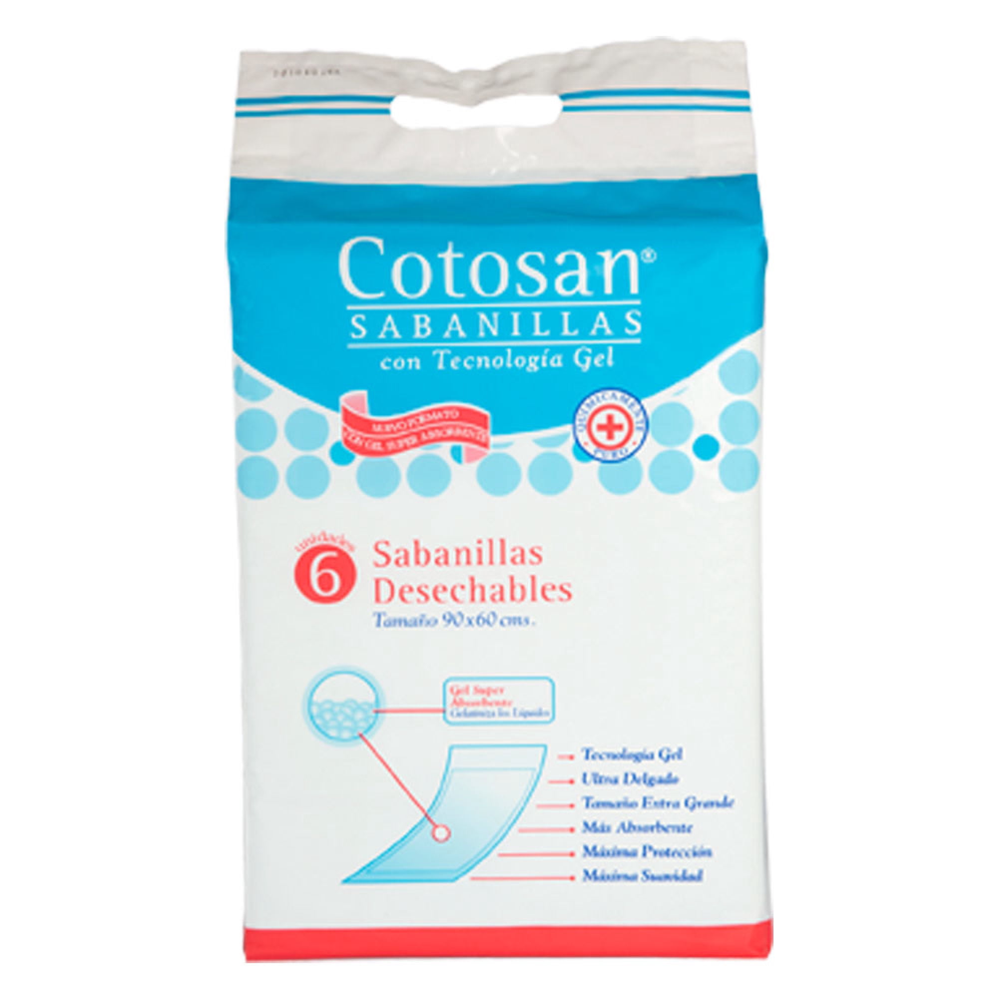 Sabanillas Desechables Adultos 6 Un Cotosan