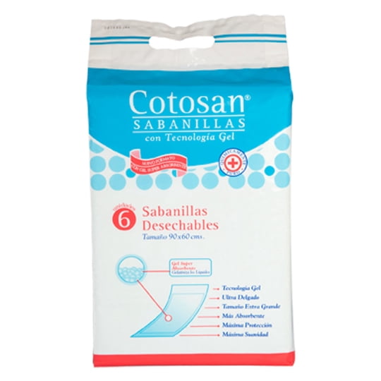 Sabanillas Desechables Adultos 6 Un Cotosan